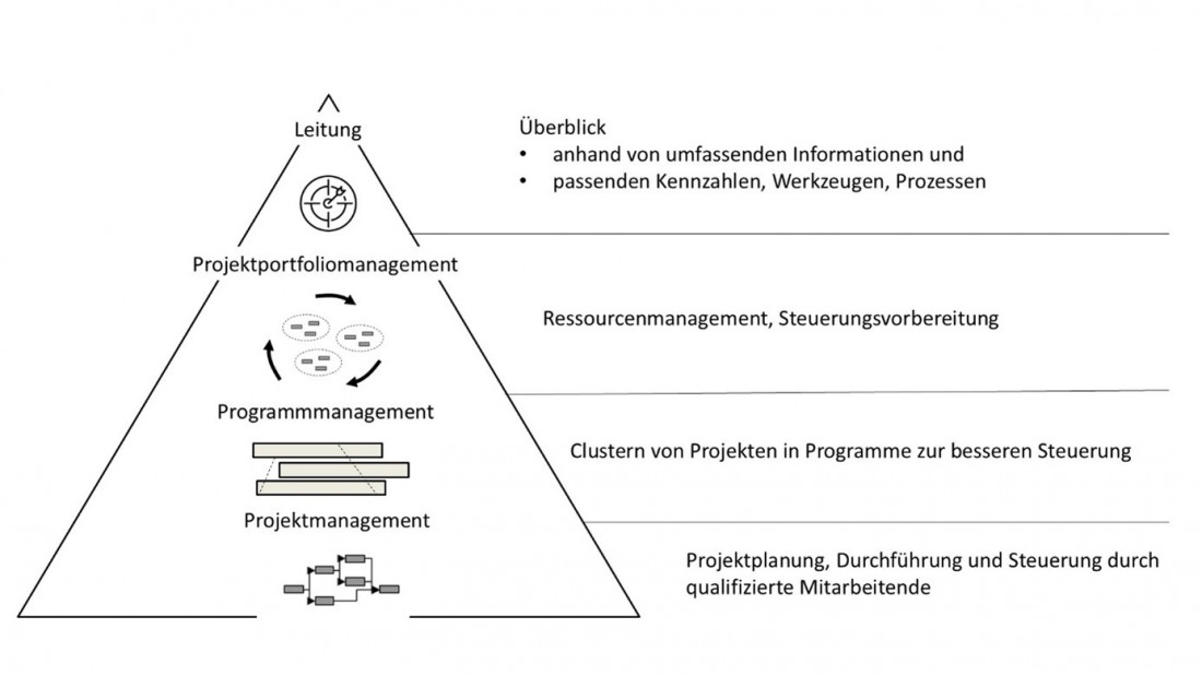 Abbildung: Organisationsweites Multiprojektmanagement