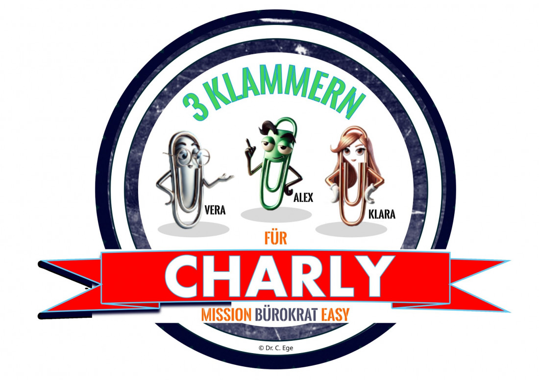 3 Klammern für Charly