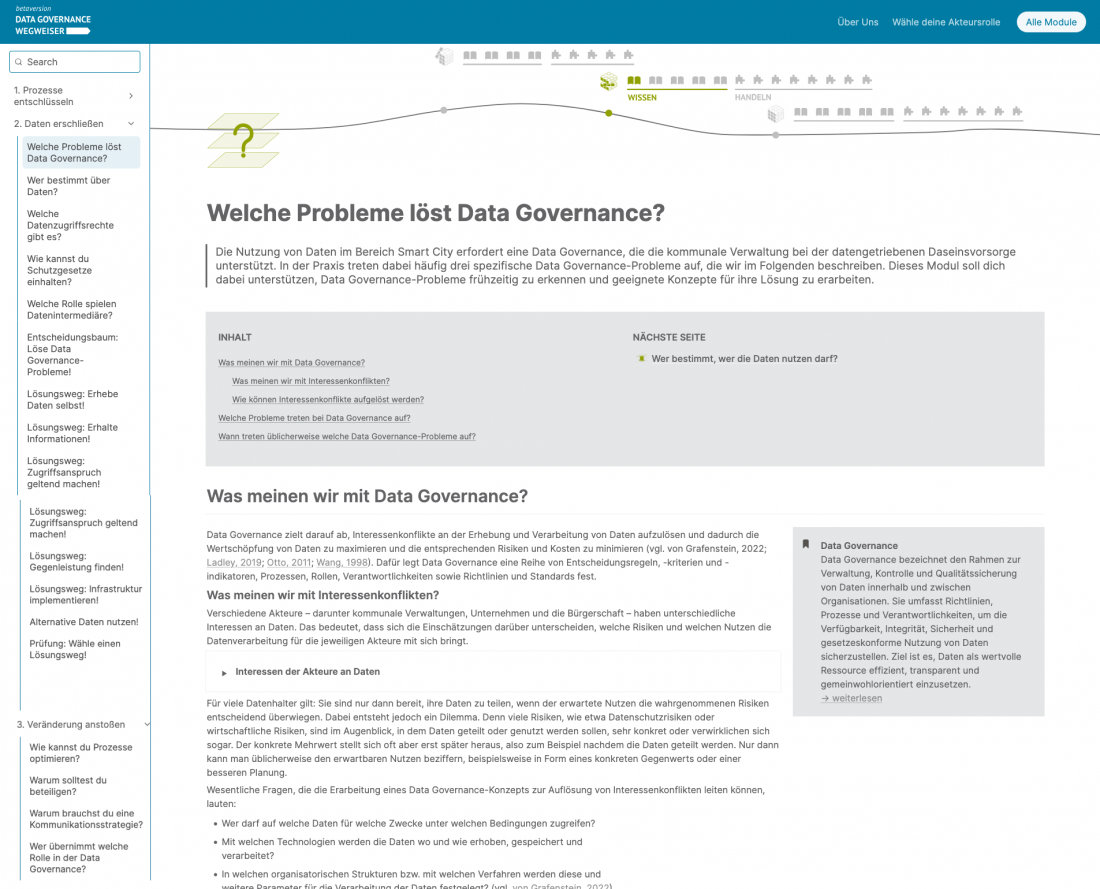 Data Governance Wegweiser
