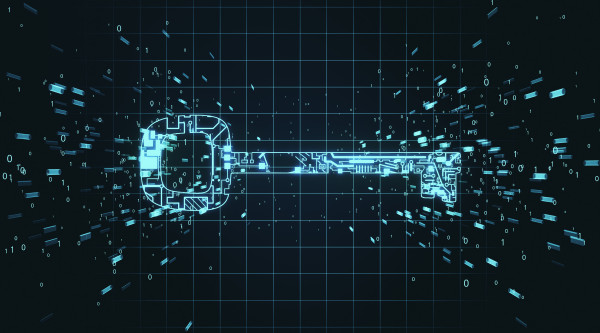 Cybersecurity Schlüssel