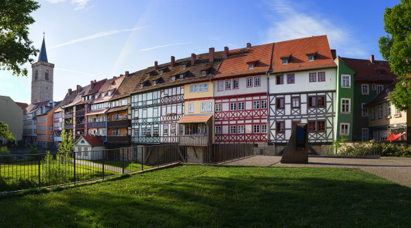 Krämerbrücke Erfurt Panorama