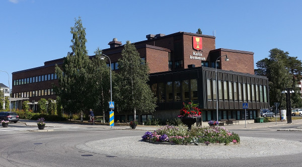Kommunalgebäude in Kalix (Schweden) 