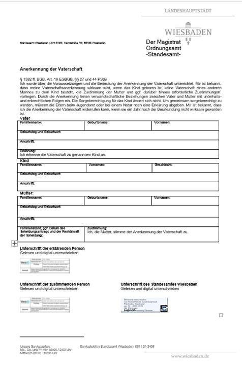 Vaterschaftsanerkennung Vor Der Geburt Formular OZG in kommunaler Zuständigkeit | VDZ – Verwaltung der Zukunft