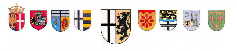 Städte, Gemeinden und Kreis; Rhein-Kreis Neuss; Wappen; Digitalisierung