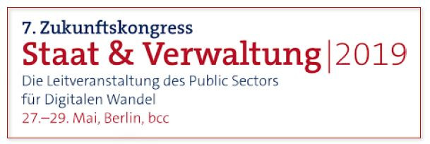 Logo 7. Zukunftskongress Staat & Verwaltung; Barcamp U30; Verwaltung