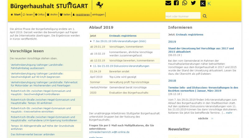 buergerhaushalt-stuttgart; Beteiligung; online; Digitalisierung; Portal