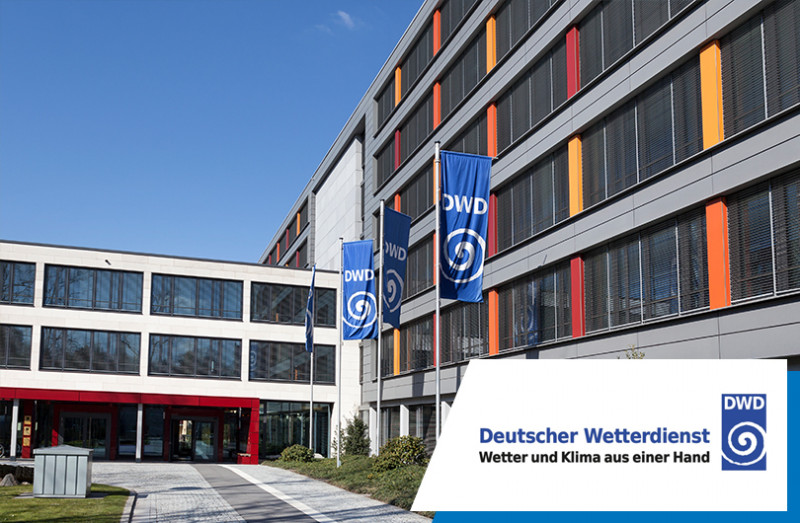 Die Zentrale des Deutschen Wetterdienstes in Offenbach am Main