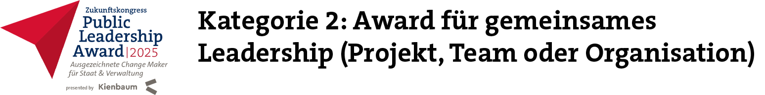 Public Leadership Award 2025 Kategorie 2