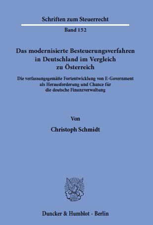 Cover Dissertation Christoph Schmidt