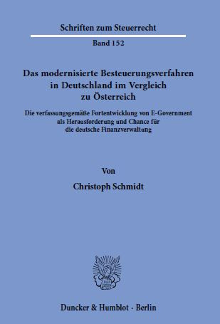 Cover Dissertation Christoph Schmidt