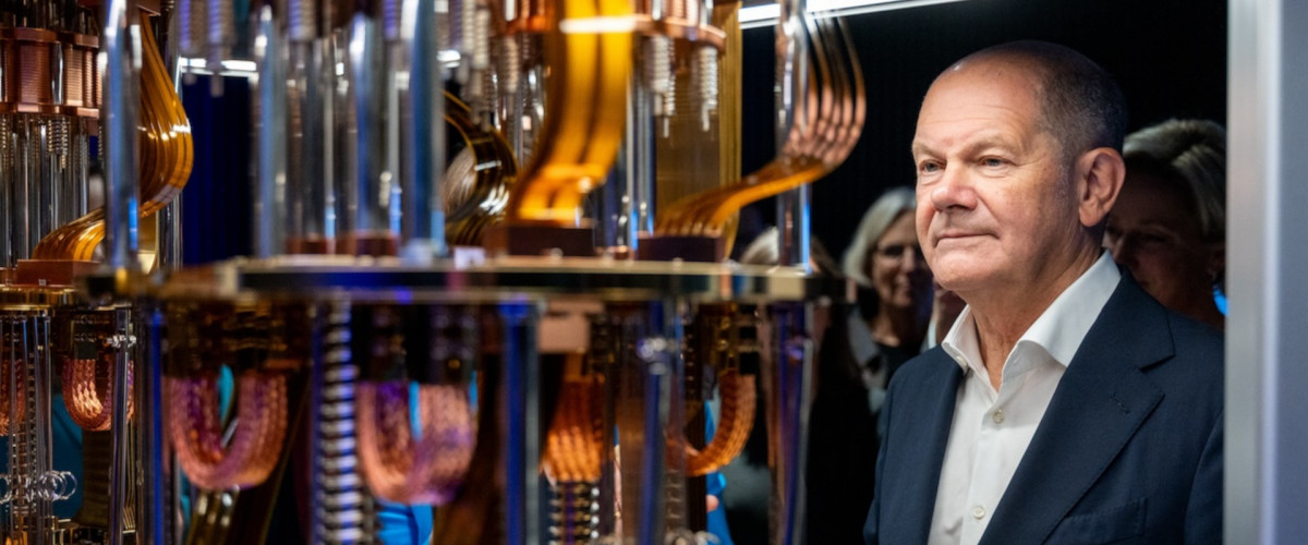 Olaf Scholz bei IBM