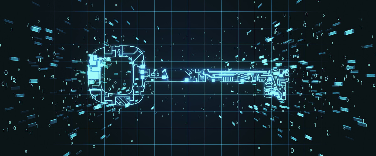 Cybersecurity Schlüssel