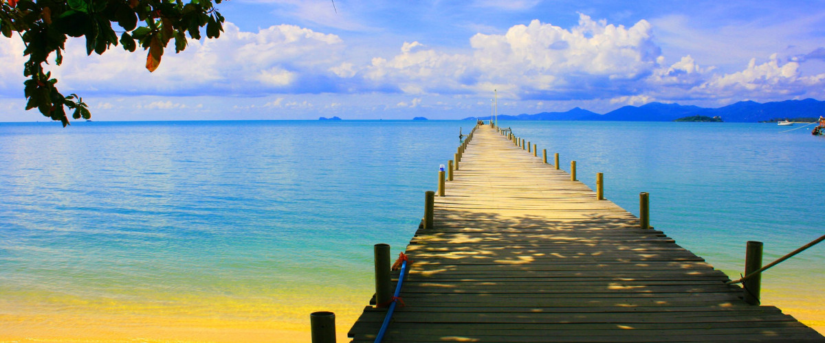 Pier am Meer