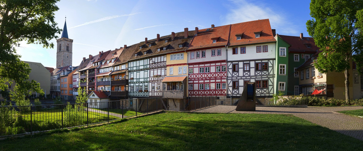 Krämerbrücke Erfurt Panorama