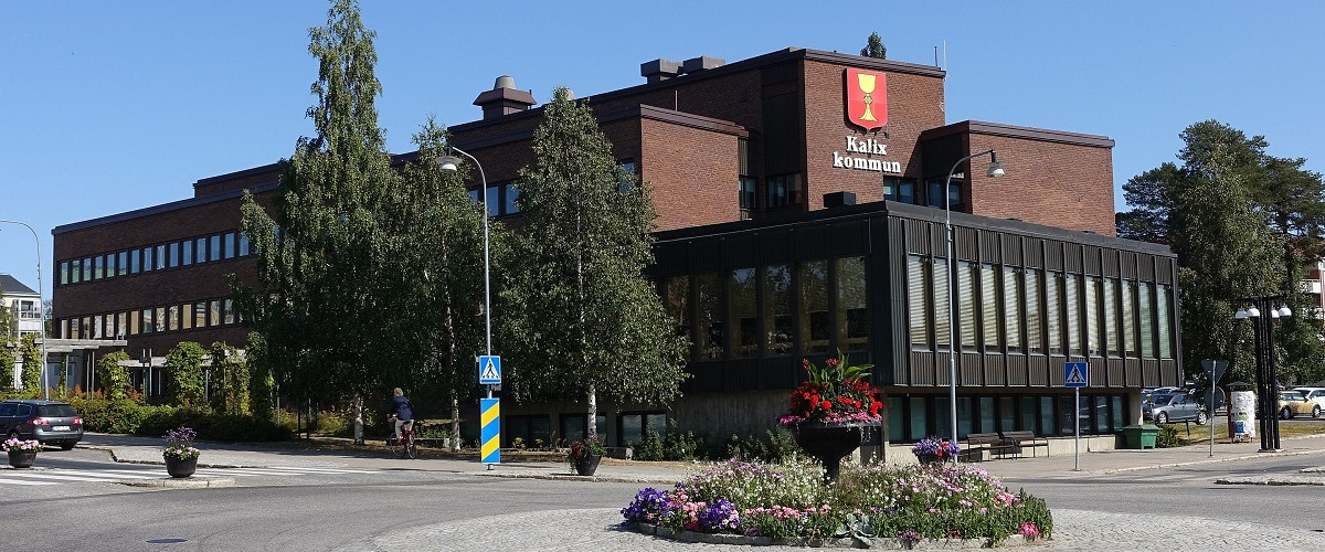 Kommunalgebäude in Kalix (Schweden) 