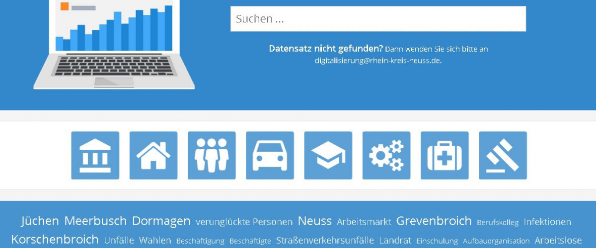 Open Data Rhein-Kreis Neuss; Verwaltung; Digitalisierung; Portal